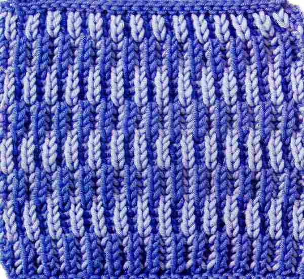 İki Renkli Selanik Örgü Tekniği Nasıl örülür yapılışı örgü