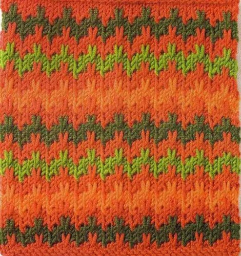 Bargello Örgü Deseni