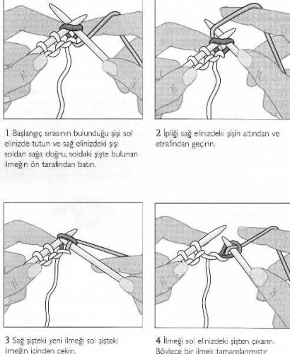 Düz Örgü İlmeği