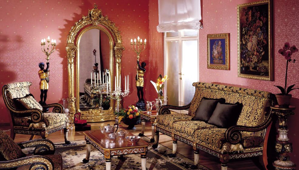 italyan mobilya salon dekorasyonu koltuk takımı