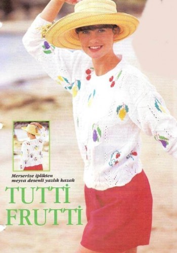 Tutti Frutti Merserize Bayan Kazak Modeli