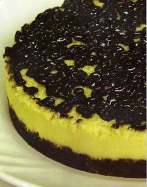 Damla Çikolatalı Limonlu Cheesecake