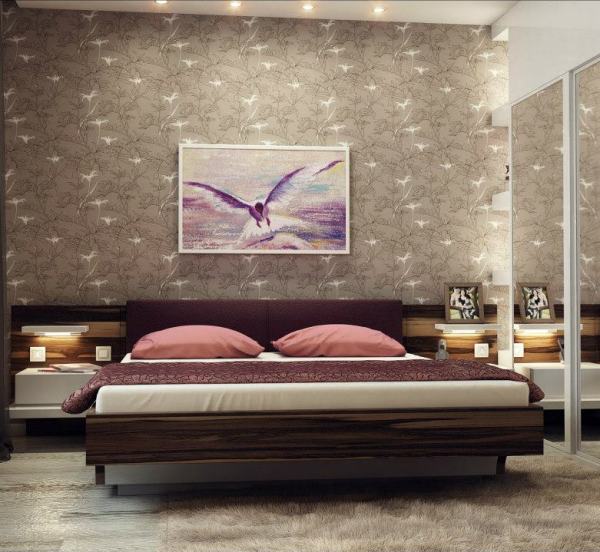 modern tasarım yatak odası