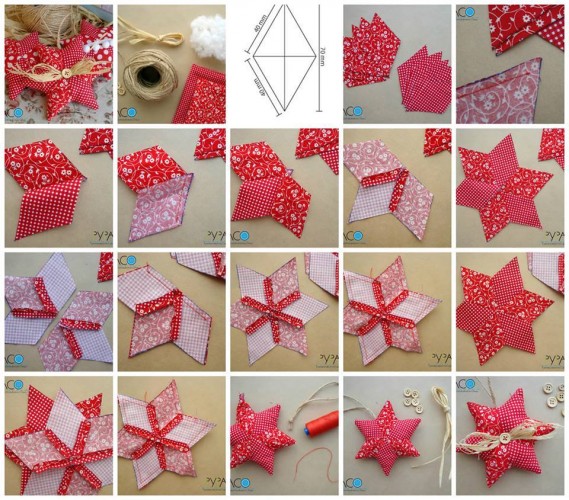 Artık kumaşlar ile süsleme malzemeleri yapılışı