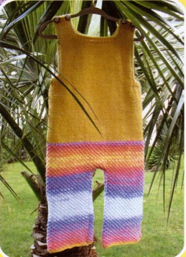 İşkembe Modeli İle Örülen Bebek Tulum Örneği