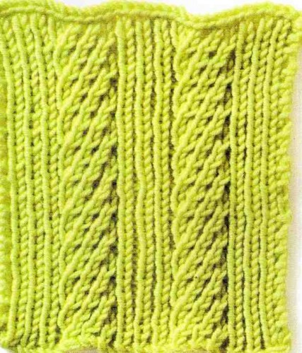 Balık Sırtı Lastik Örgü Tekniği