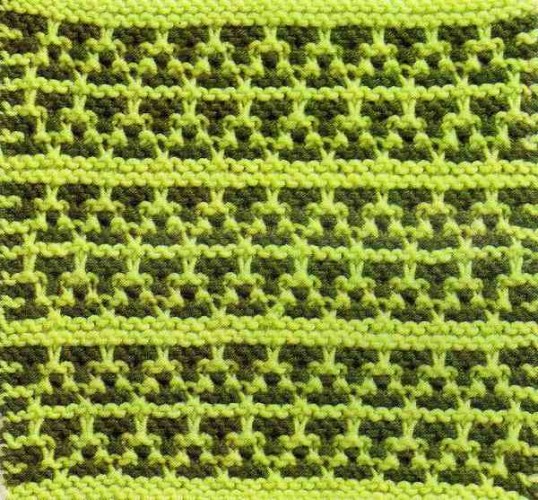 Bostan Örgü Örneği Motifi