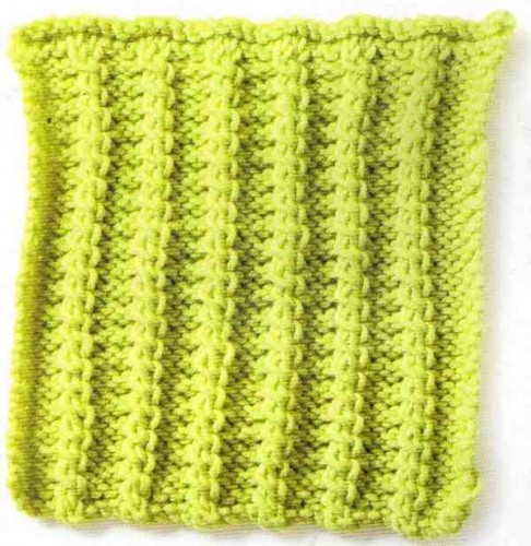 Bükümlü Lastik Örgü Tekniği