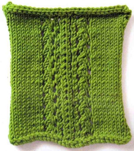 Dalgalı Ajur Örgü Tekniği