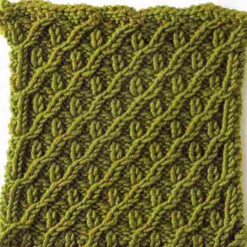 Damarlı Tomurcuk Örgü