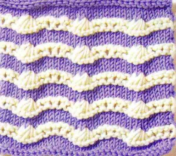 Deniz Kabukları Örgü Motifi