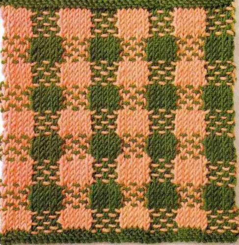 Ekoseli Örgü Deseni