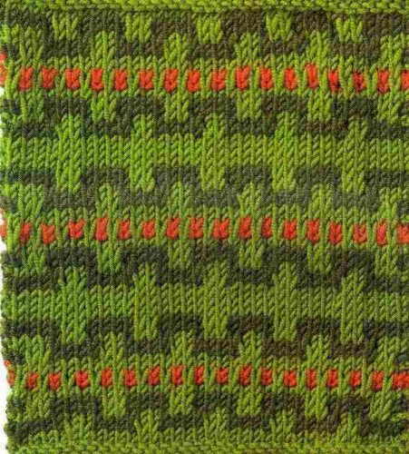 Eyer Örtüsü Örgü Motifi