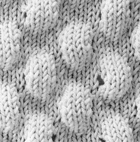 Kabartmalı Örgüler Fıstık Örgü