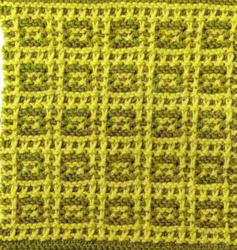 Gofret Örgü Deseni