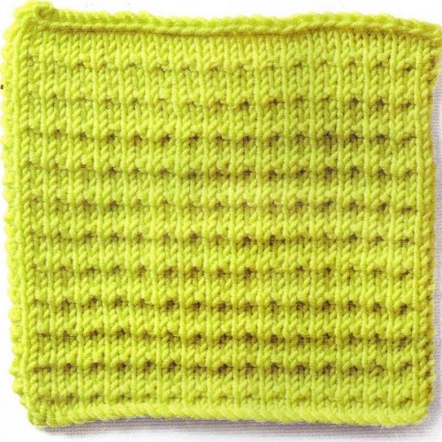 Kabartmalı Ters Örgü Tekniği