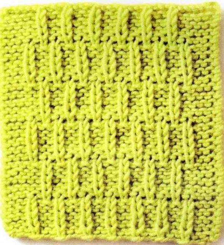 Kabartmalı Çubuk Örgü Tekniği