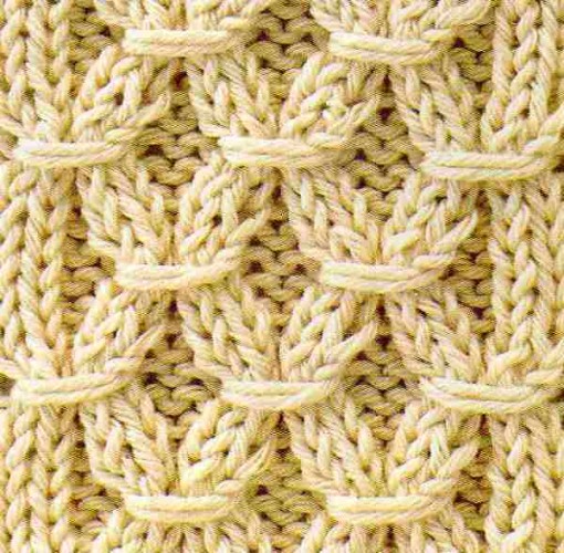 Kabartmalı Örgüler Büzgü Örgü