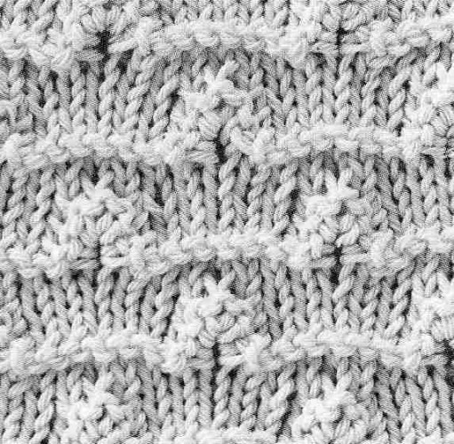 Kabartmalı Örgüler Kabartılı Piko Örgü
