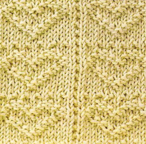 Düz ve Ters Örgü İlmekleri Kalpli Örgü