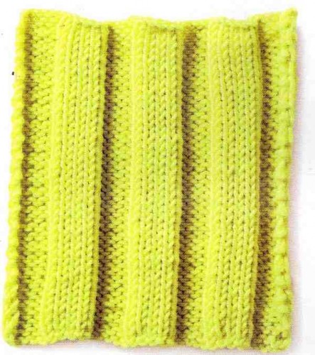 Kalın Lastik Örgü Tekniği