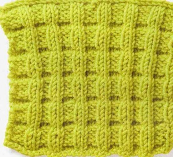 Karışık Sepet Örgü Tekniği