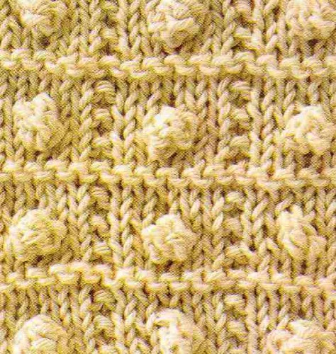 Kabartmalı Örgüler Kutuda Patlamış Mısır