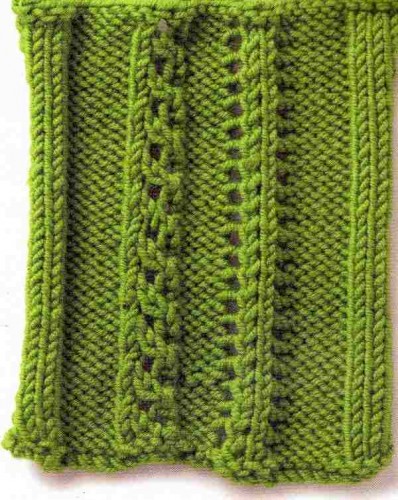 Lastikli Ajur Örgü Tekniği