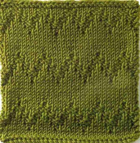 Minik Zikzaklar Örgü Örneği