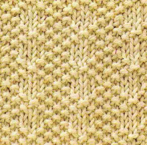 Düz ve Ters Örgü İlmekleri Pirinçli Baklava