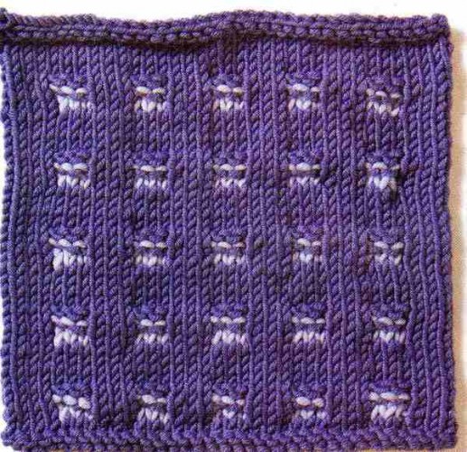 Spotlar Altında Örgü Deseni