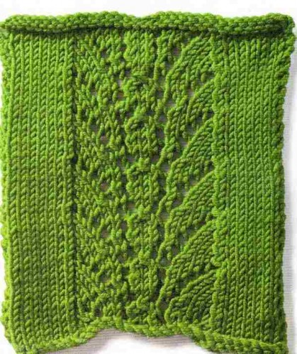 Süslü Ajur Örgü Tekniği