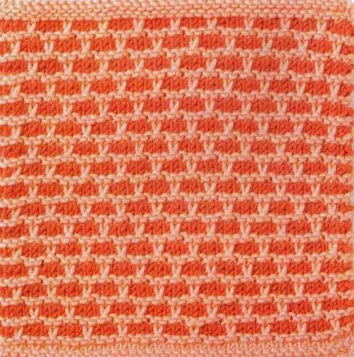 Tuğlalar Örgü Deseni Motifi