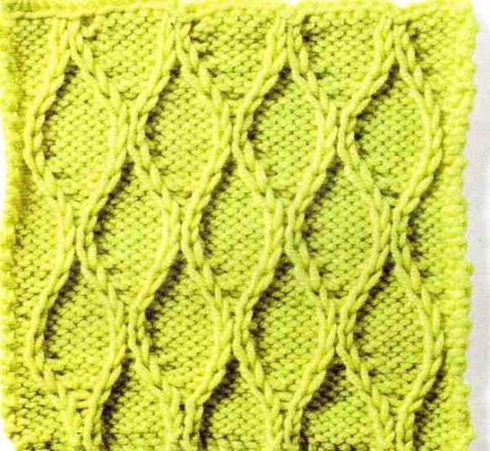 Uzatmalı Baklava Örgü Tekniği