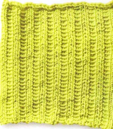 Uzatmalı Çubuk Örgü Modeli