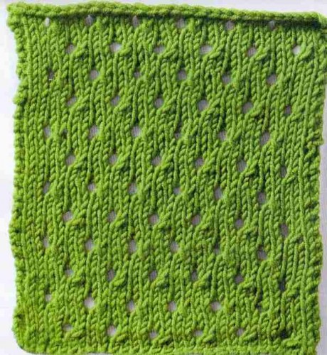 Verevine Gözenekli Örgü Tekniği