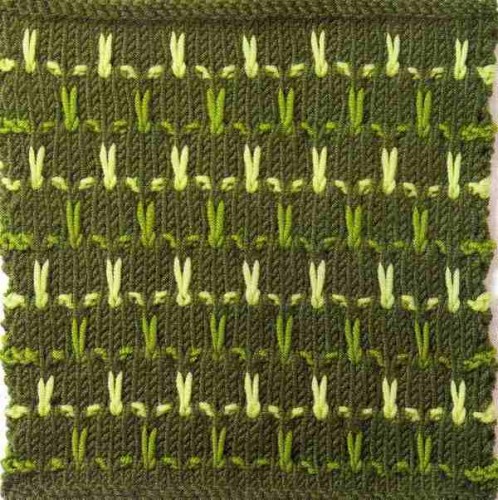 Yeşil Fasulye Örgü Deseni
