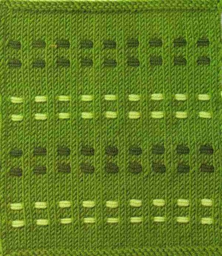 Yollar Örgü Deseni Motifi