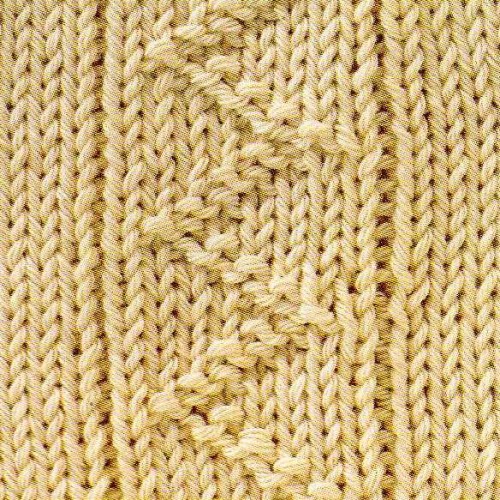 Denizci Motifleri Yıldırım (Tekli zikzak)