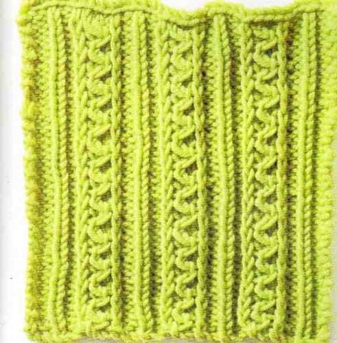 Zikzak Lastik Örgü Tekniği