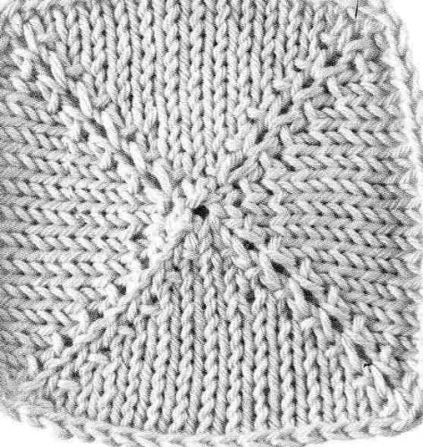 Geometrik Örgü Motifleri Basit Kare