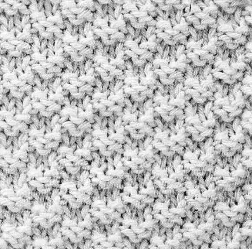 Düz ve Ters Örgü İlmekleri İkili Pirinç