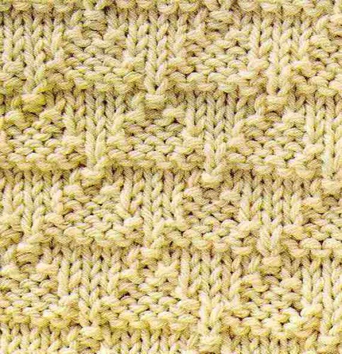 Düz ve Ters Örgü İlmekleri Piramit