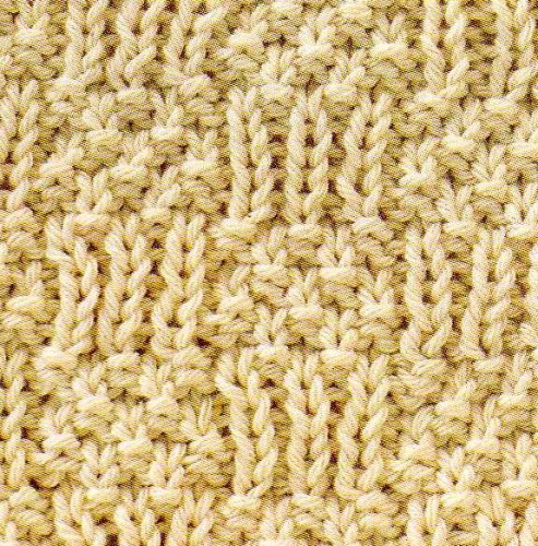 Düz ve Ters Örgü İlmekleri Pirinç Patlağı