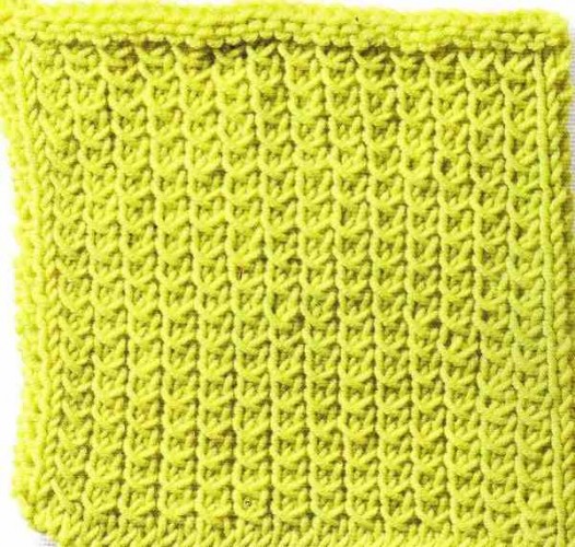 Çarpı İşi Örgü Örneği