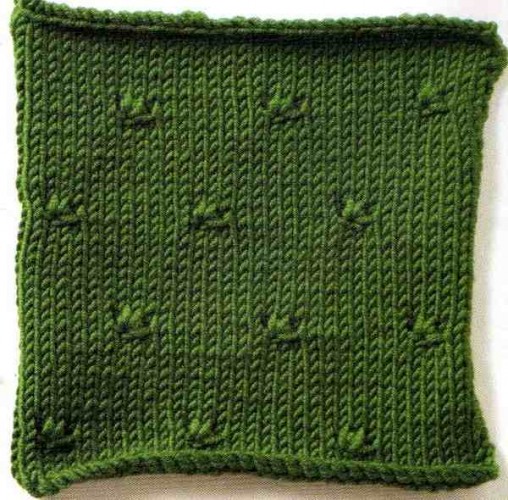 Çıtır Çiçekler Örgü Deseni