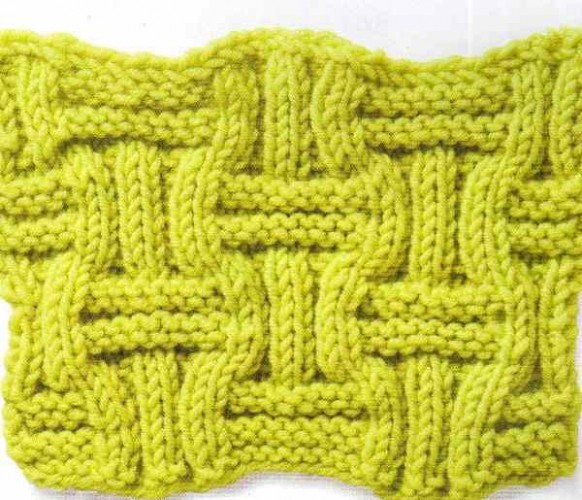 Üçlü Sepet Örgü Tekniği