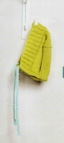 Yeşil Renkli Örgü Bebek Bere Modeli