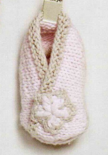 Pembe Renkli Çiçek Süslemeli Çarık Modelli Bebek Patik Örnekleri