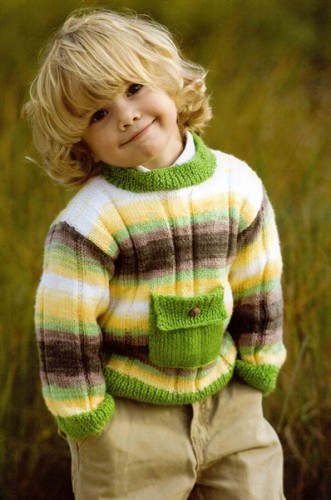 Kanguru Cepli Erkek Çocuk Kazak Modeli